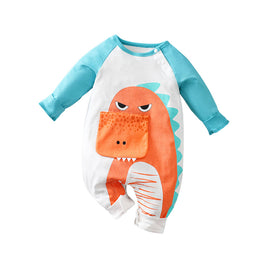 Boys Printed Cotton Romper