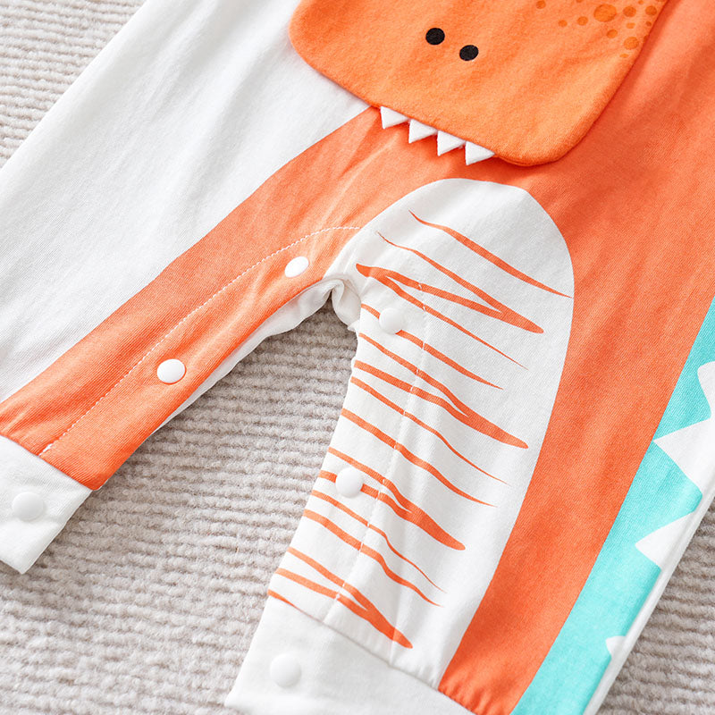 Boys Printed Cotton Romper