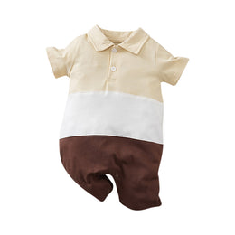 Infant Boys Colourblocked Rompers