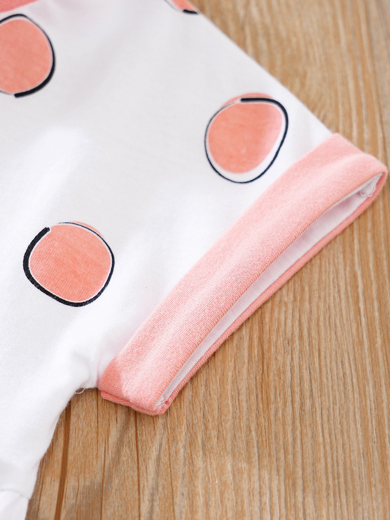 White Infant Girls Printed Cotton Rompers