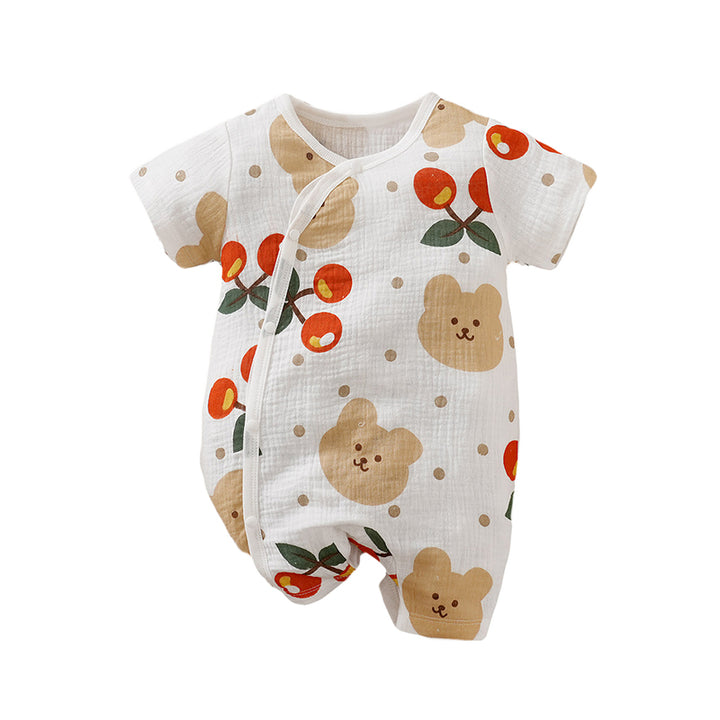 Girls Conversational Printed Pure Cotton Rompers