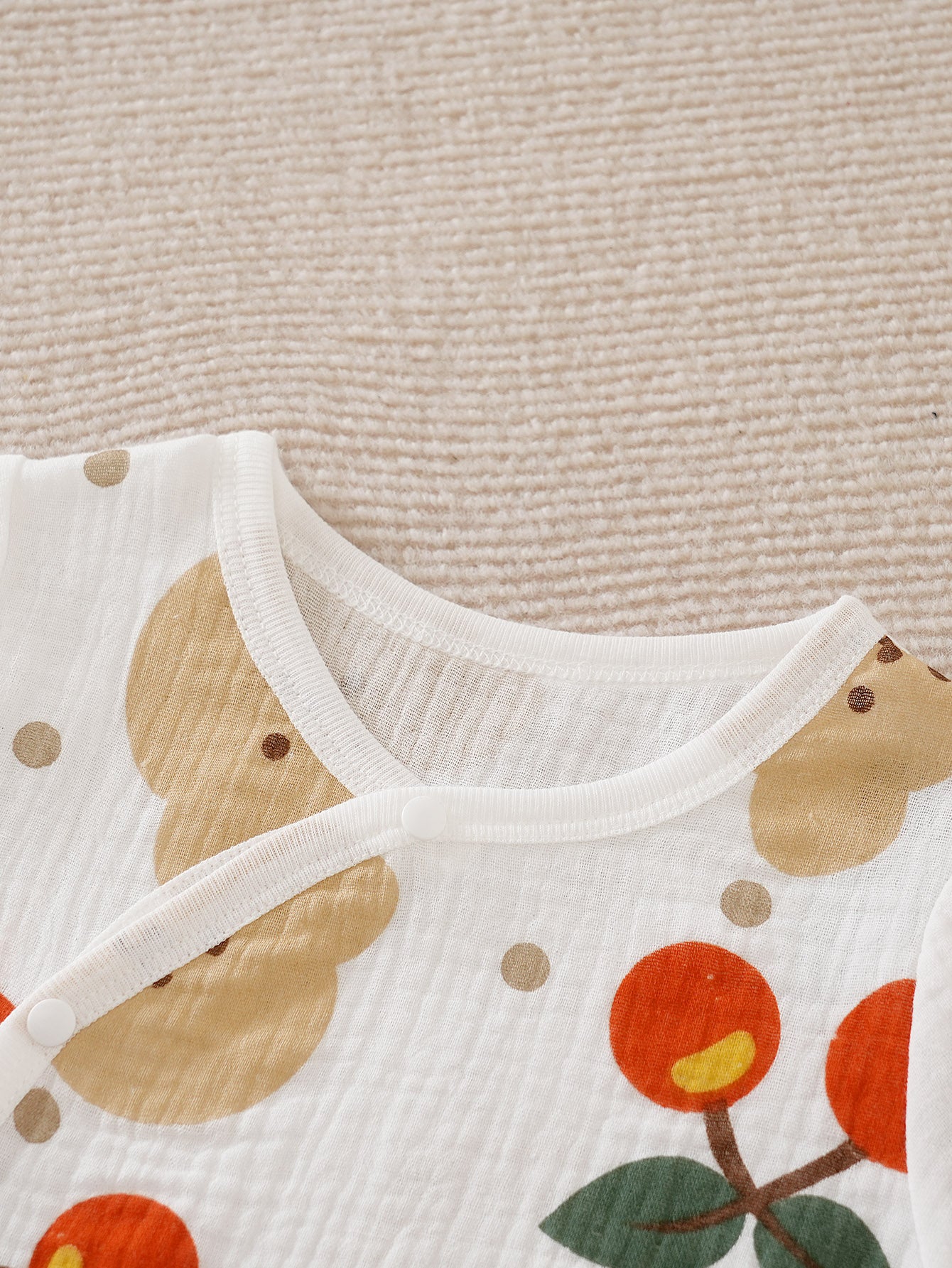 Girls Conversational Printed Pure Cotton Rompers