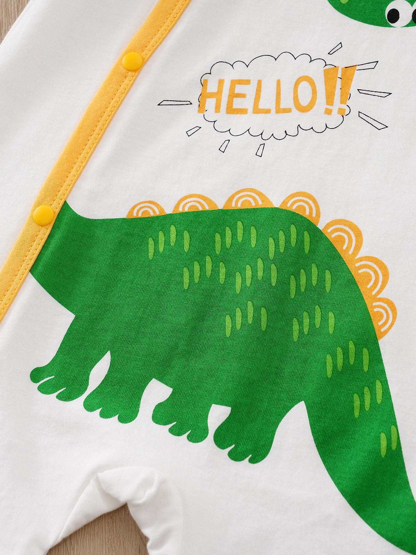 Infant Boys White Graphic Printed Pure Cotton Rompers