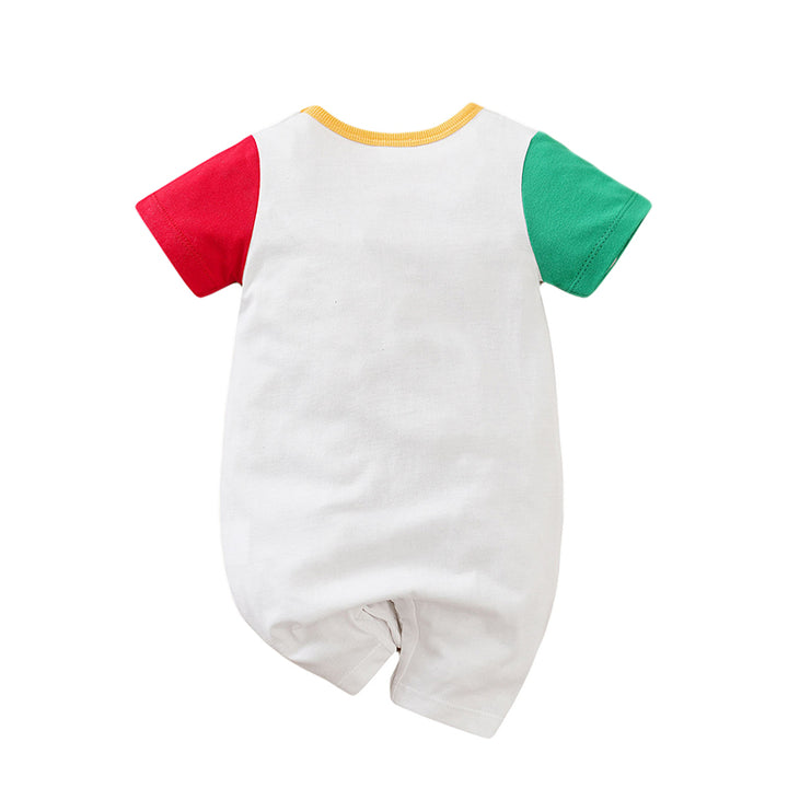 Infant Boys Printed Pure Cotton Romper