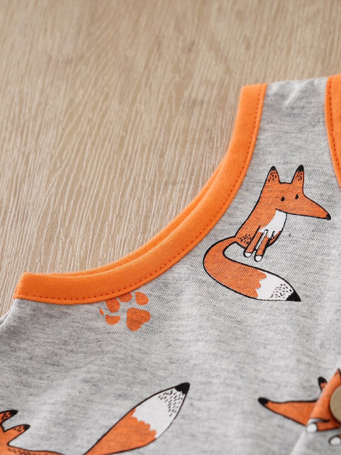 Infant Boys Printed Cotton Rompers
