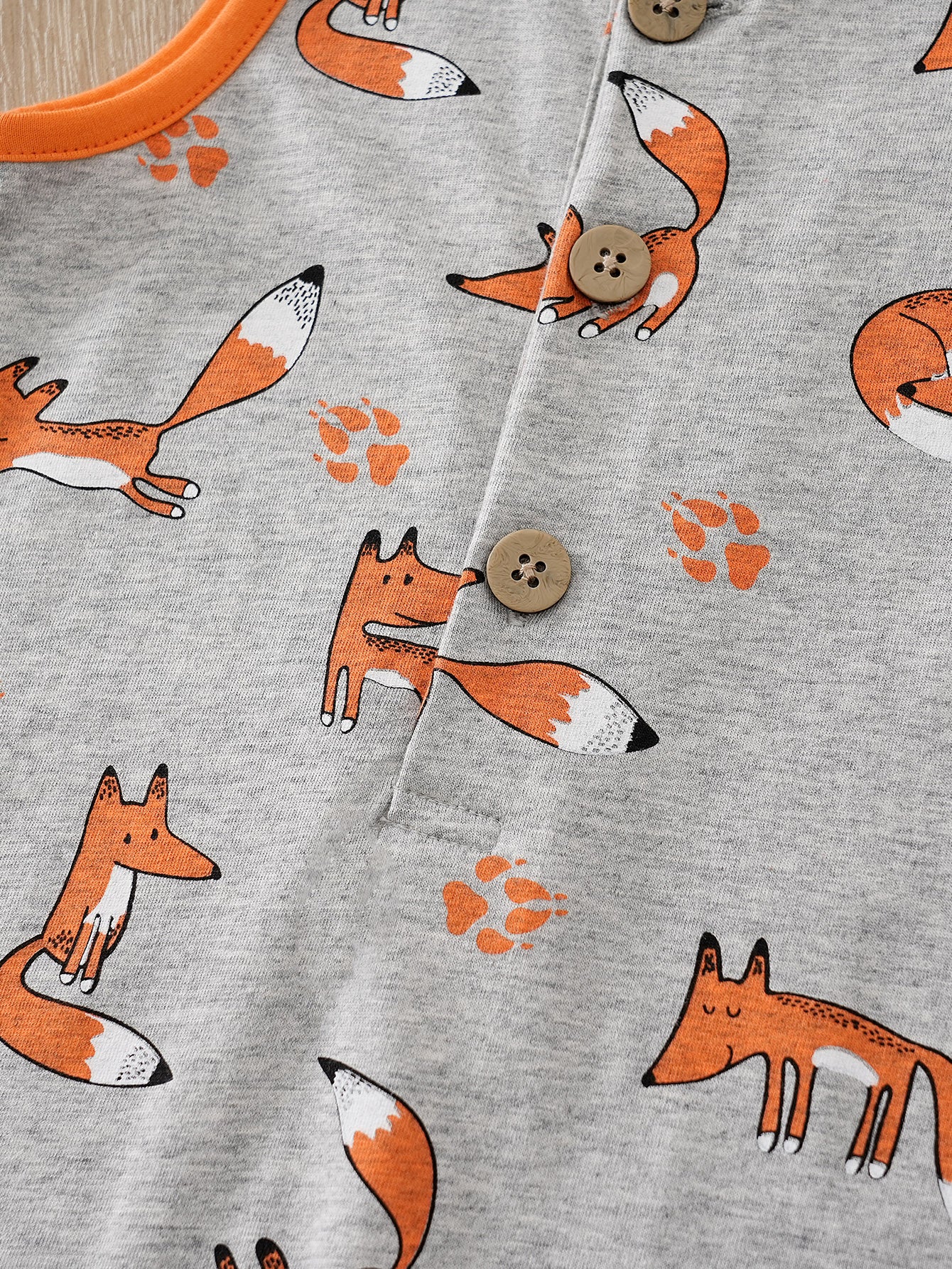 Infant Boys Printed Cotton Rompers