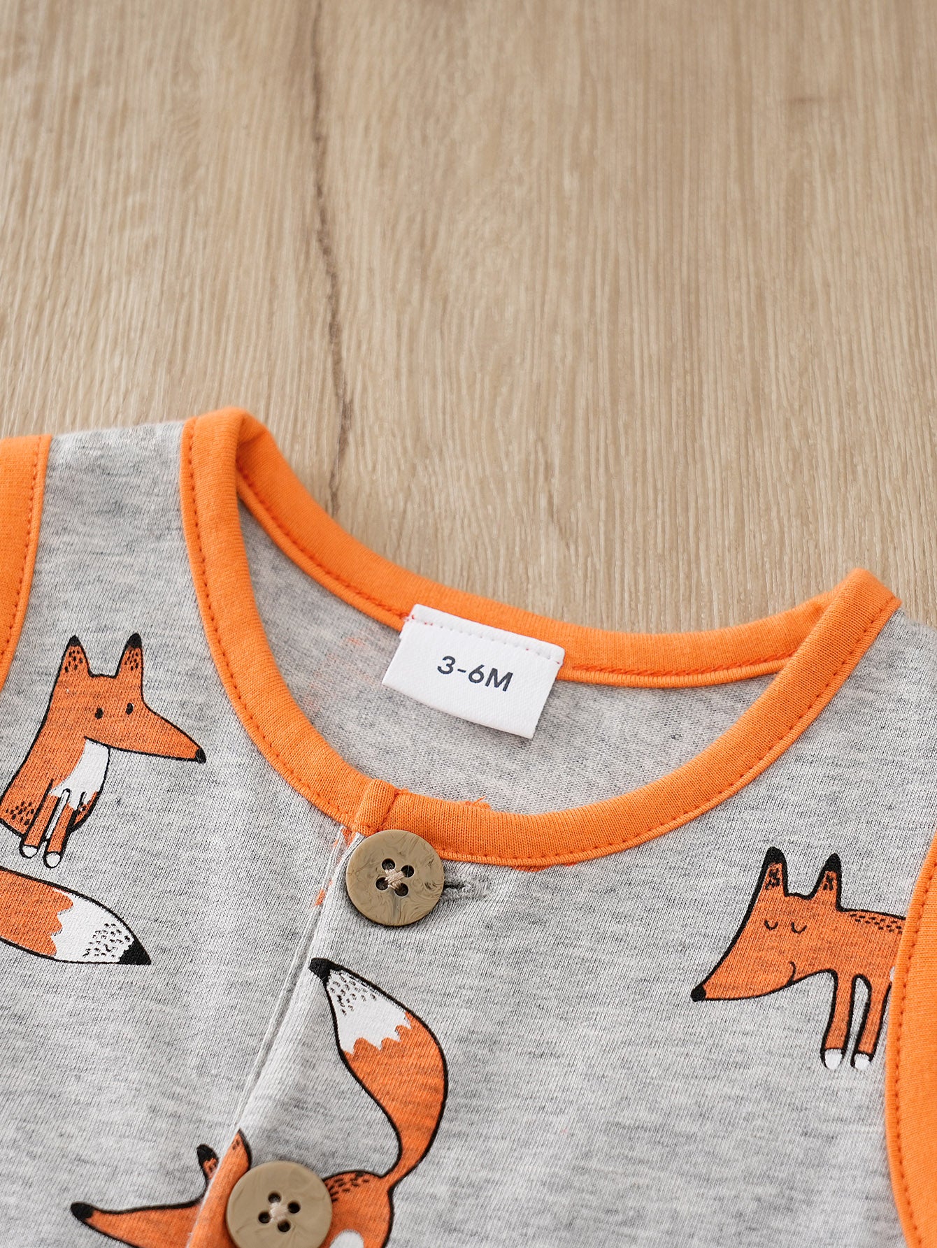 Infant Boys Printed Cotton Rompers