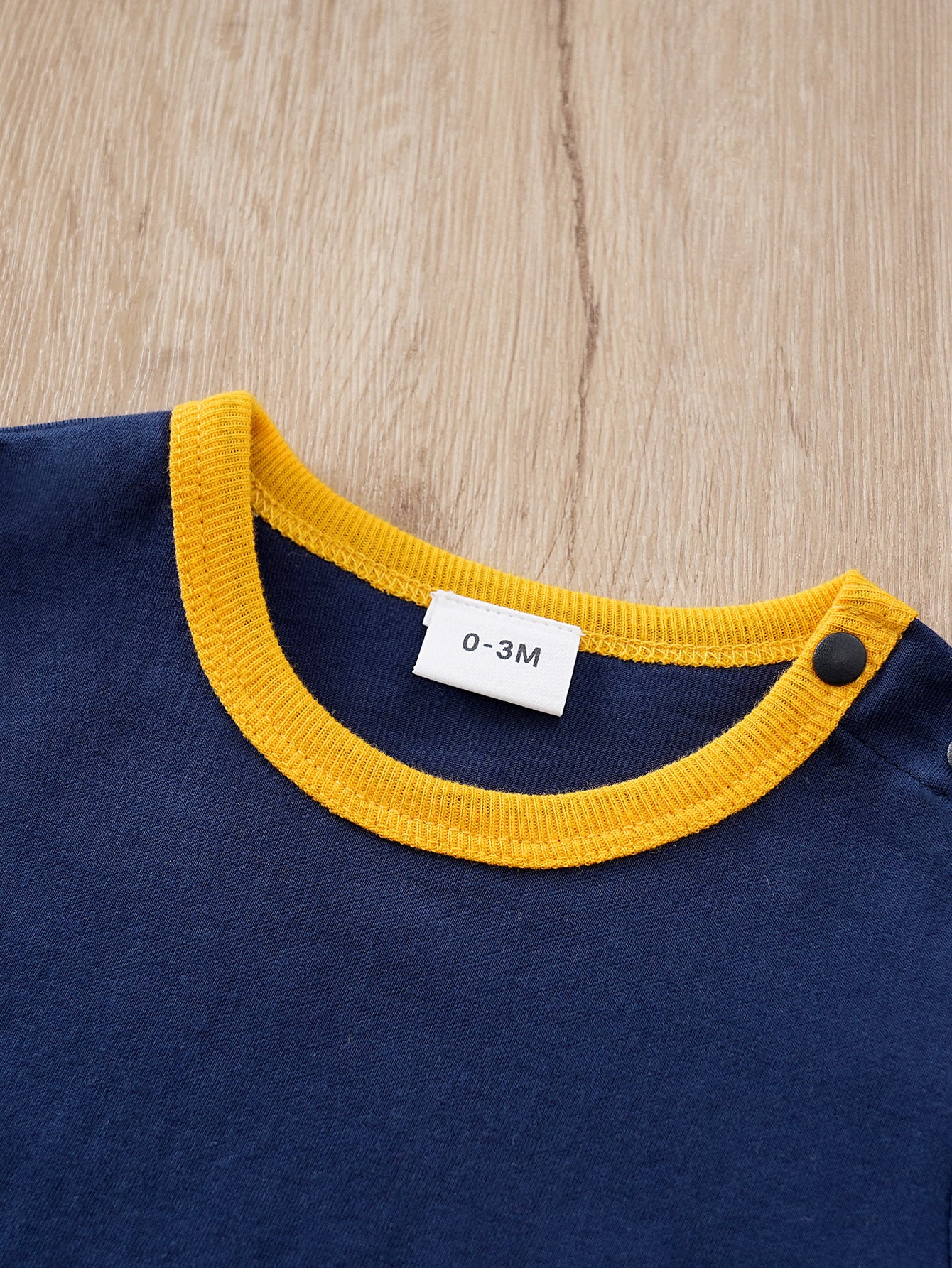 Infants Navy Blue Printed Pure Cotton Romper