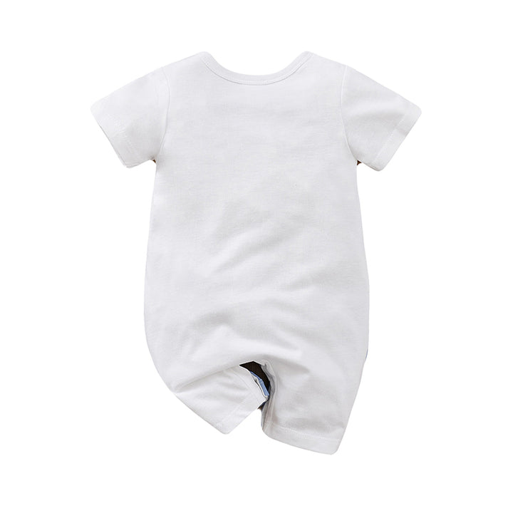 Boys Graphic Printed Pure Cotton Rompers