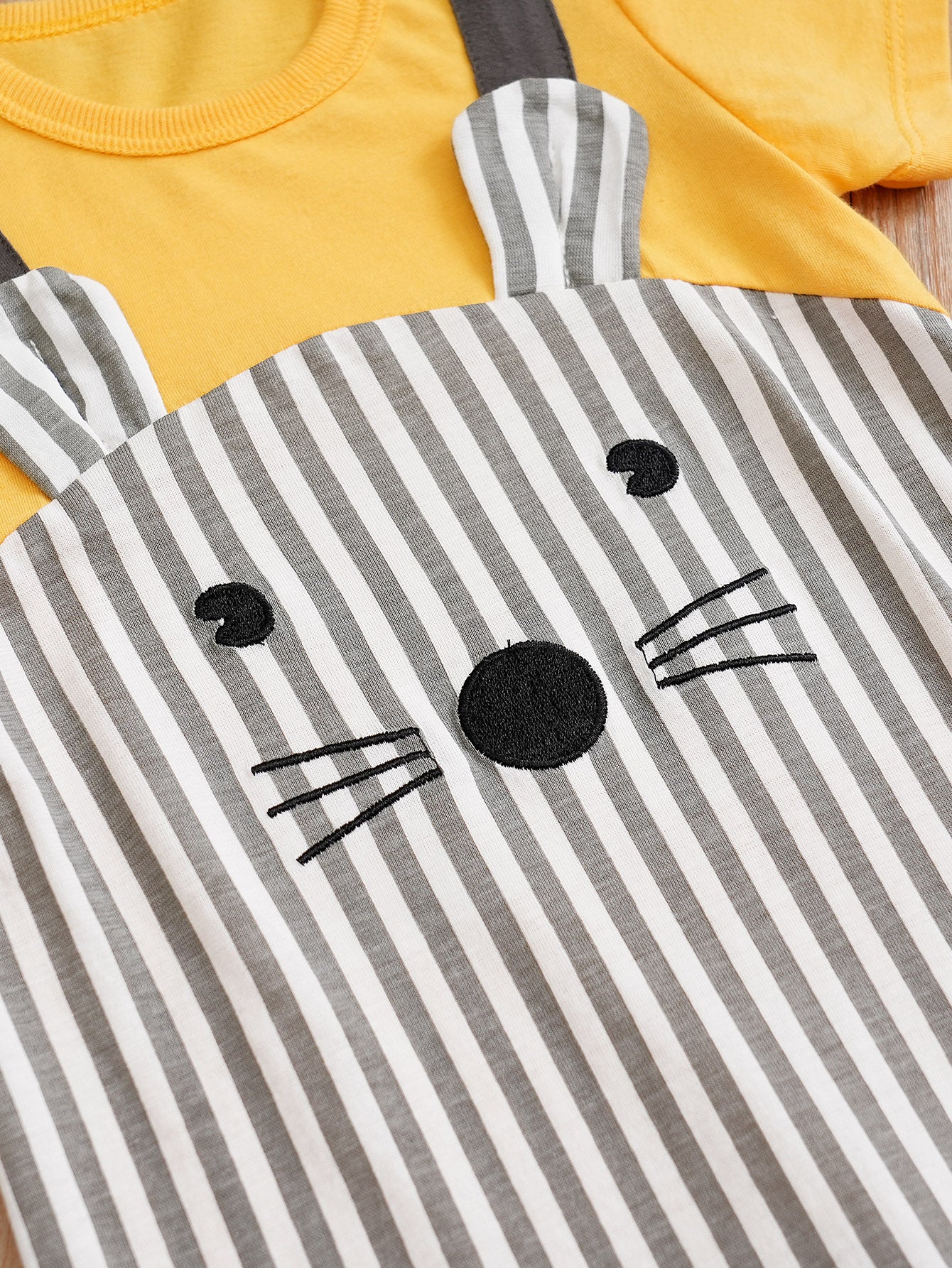 Infants Striped Pure Cotton Rompers