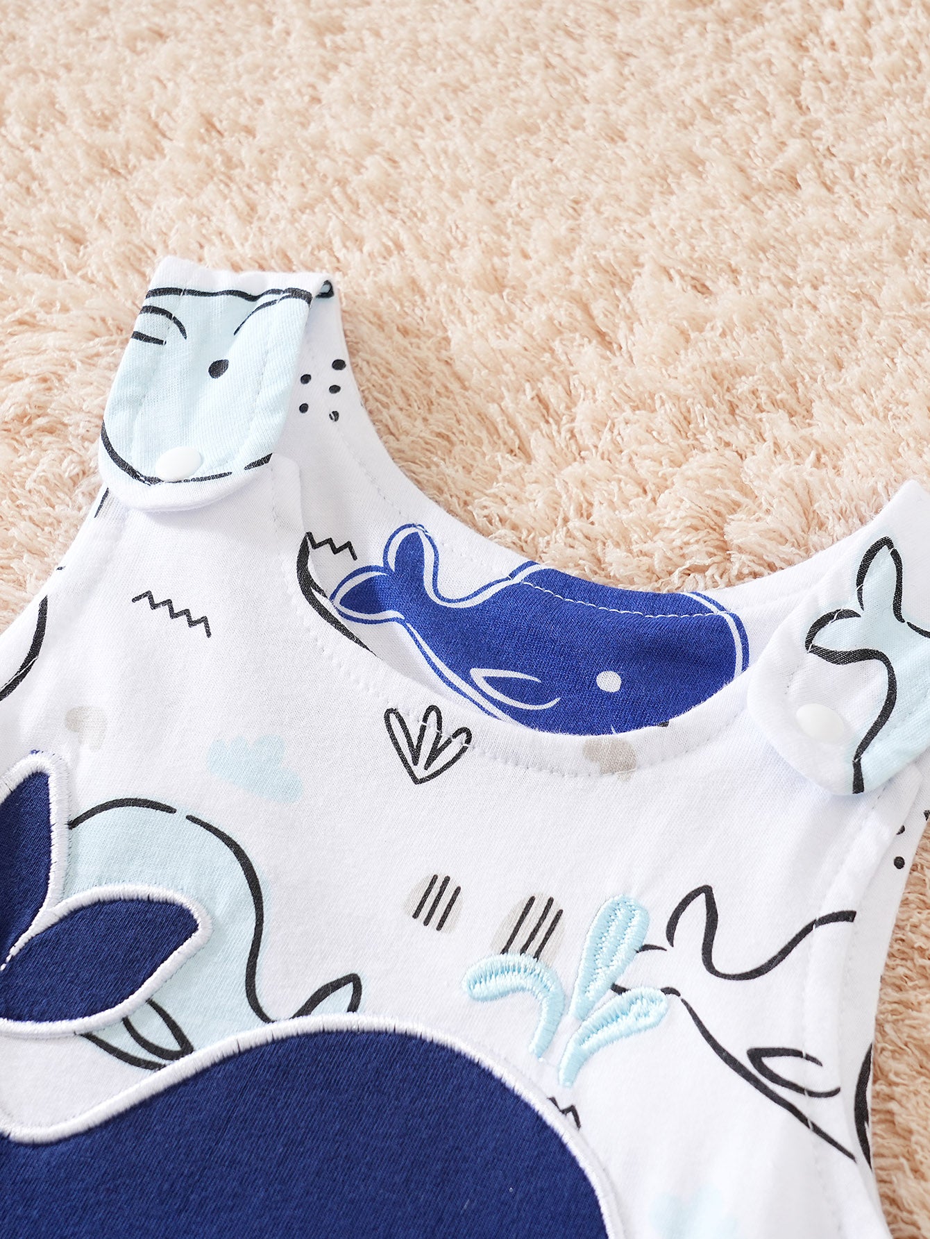 Boys Conversational Printed Pure Cotton Rompers