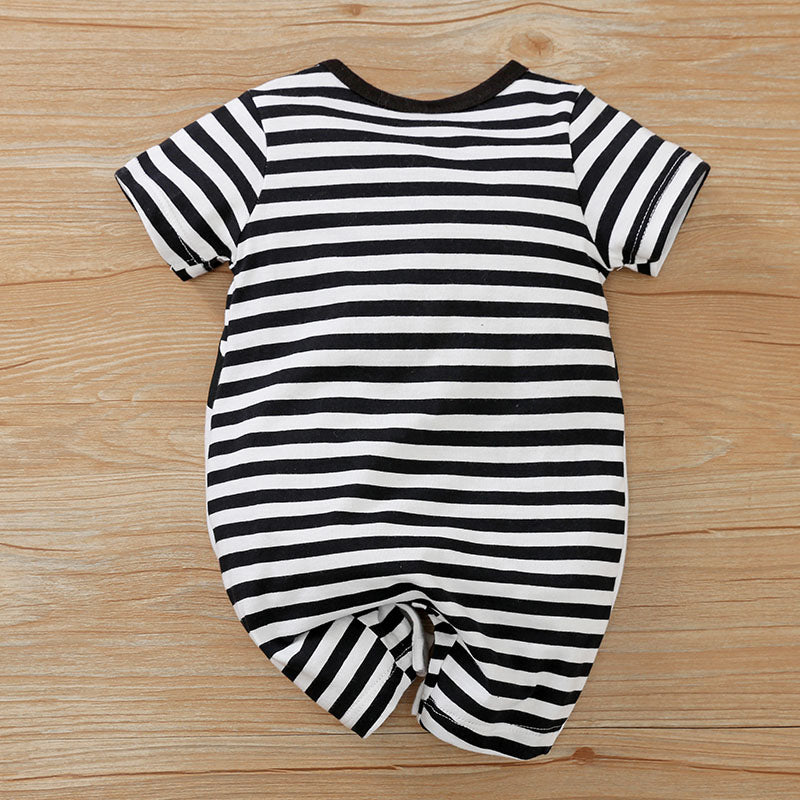 Infant Boys Striped Romper