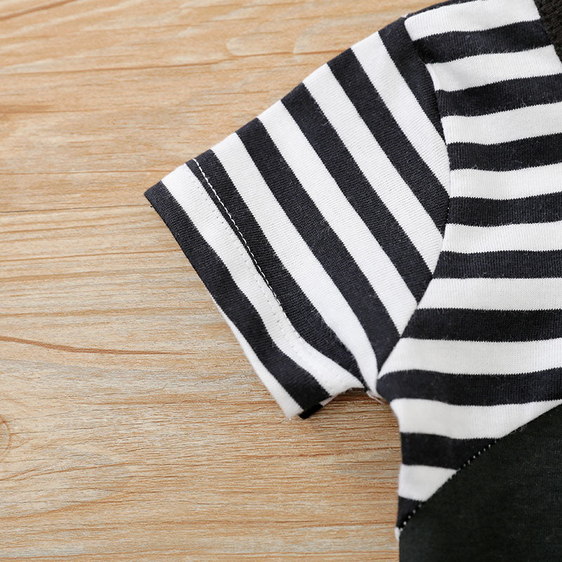 Infant Boys Striped Romper