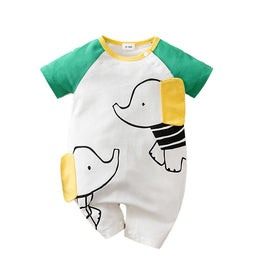 Infants Printed Cotton Romper