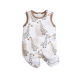 Infant Boys Conversational Printed Romper