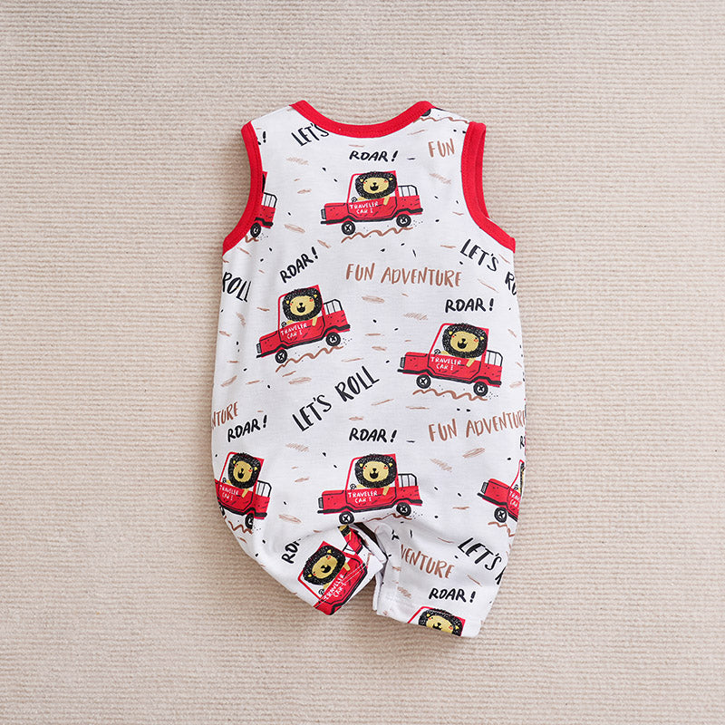 Infants Boys Printed Rompers