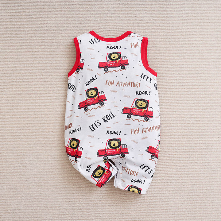 Infants Boys Printed Rompers