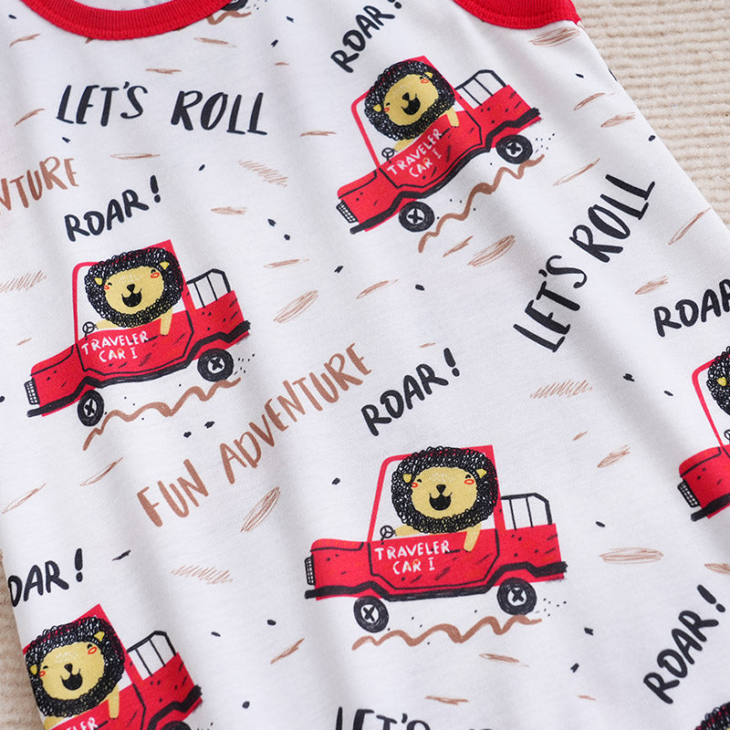 Infants Boys Printed Rompers