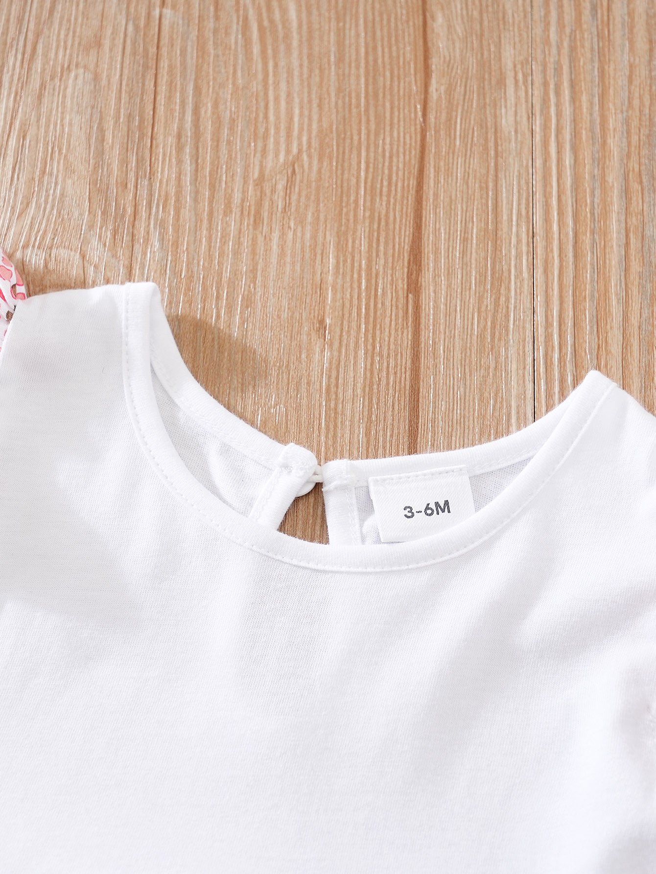 Girls White Conversational Printed Cotton Fit & Flare Dress