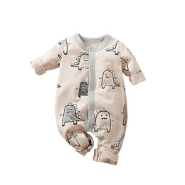 Infant Girls Printed Rompers