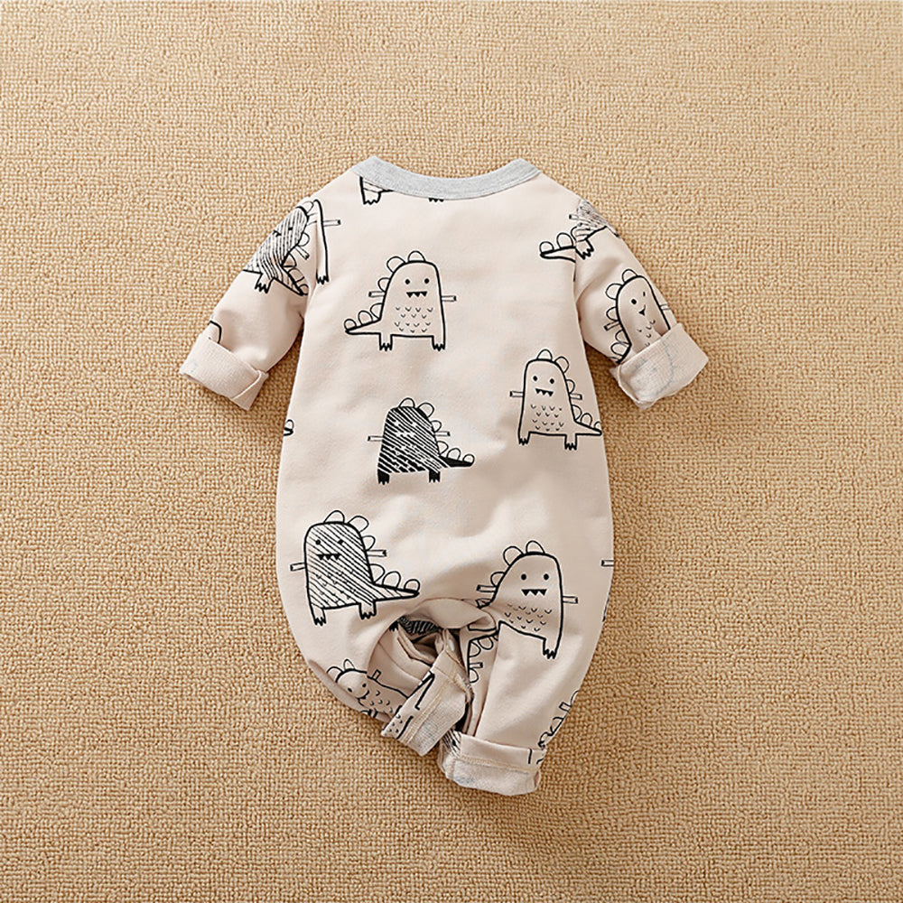 Infant Girls Printed Rompers