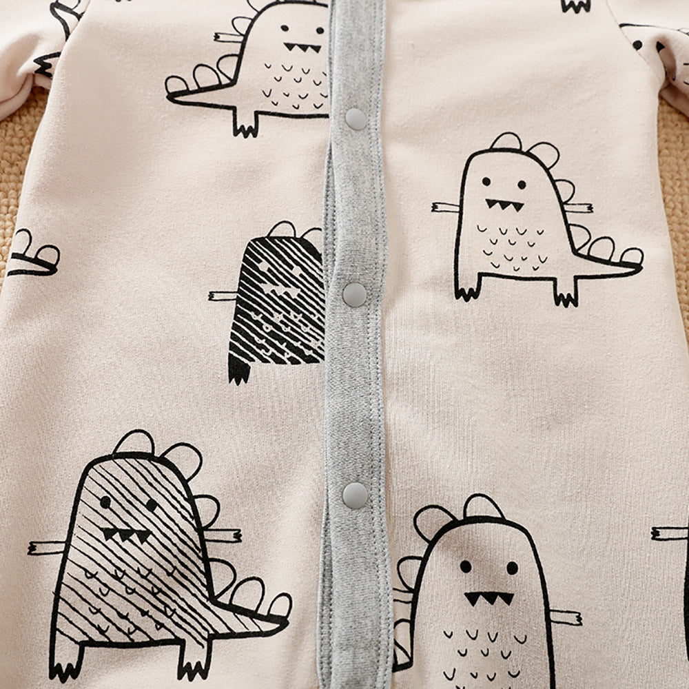 Infant Girls Printed Rompers