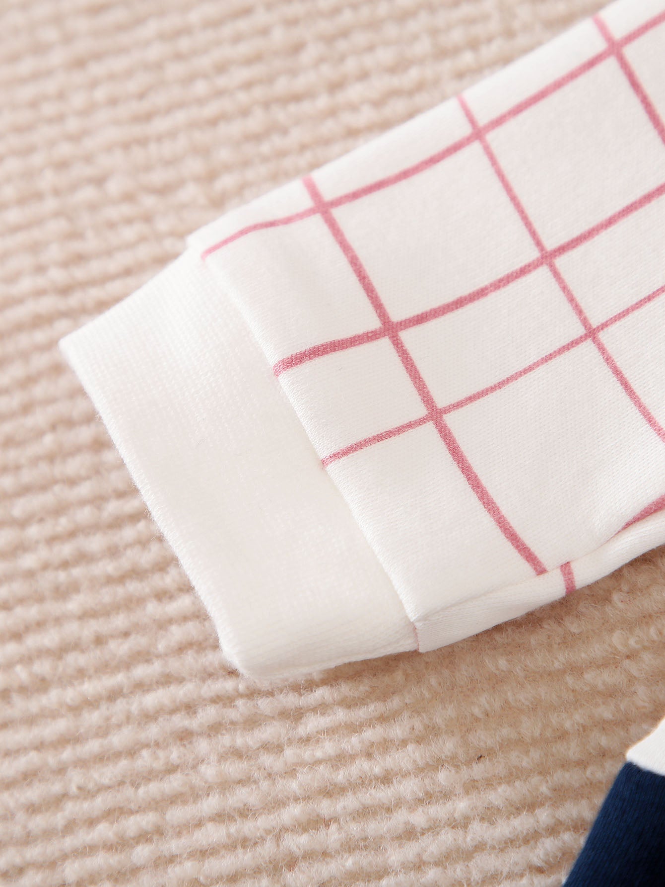 Infant Boys Checked Pure Cotton Rompers