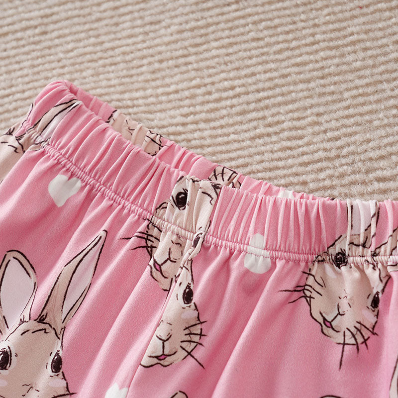 Girls Printed Top With Pyjamas
