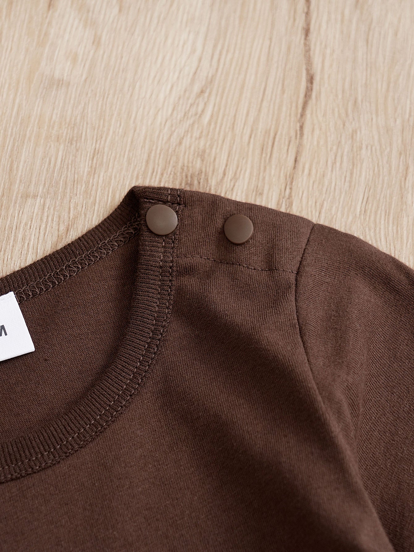 Infant Girls Brown Pure Cotton Top with Pyjamas