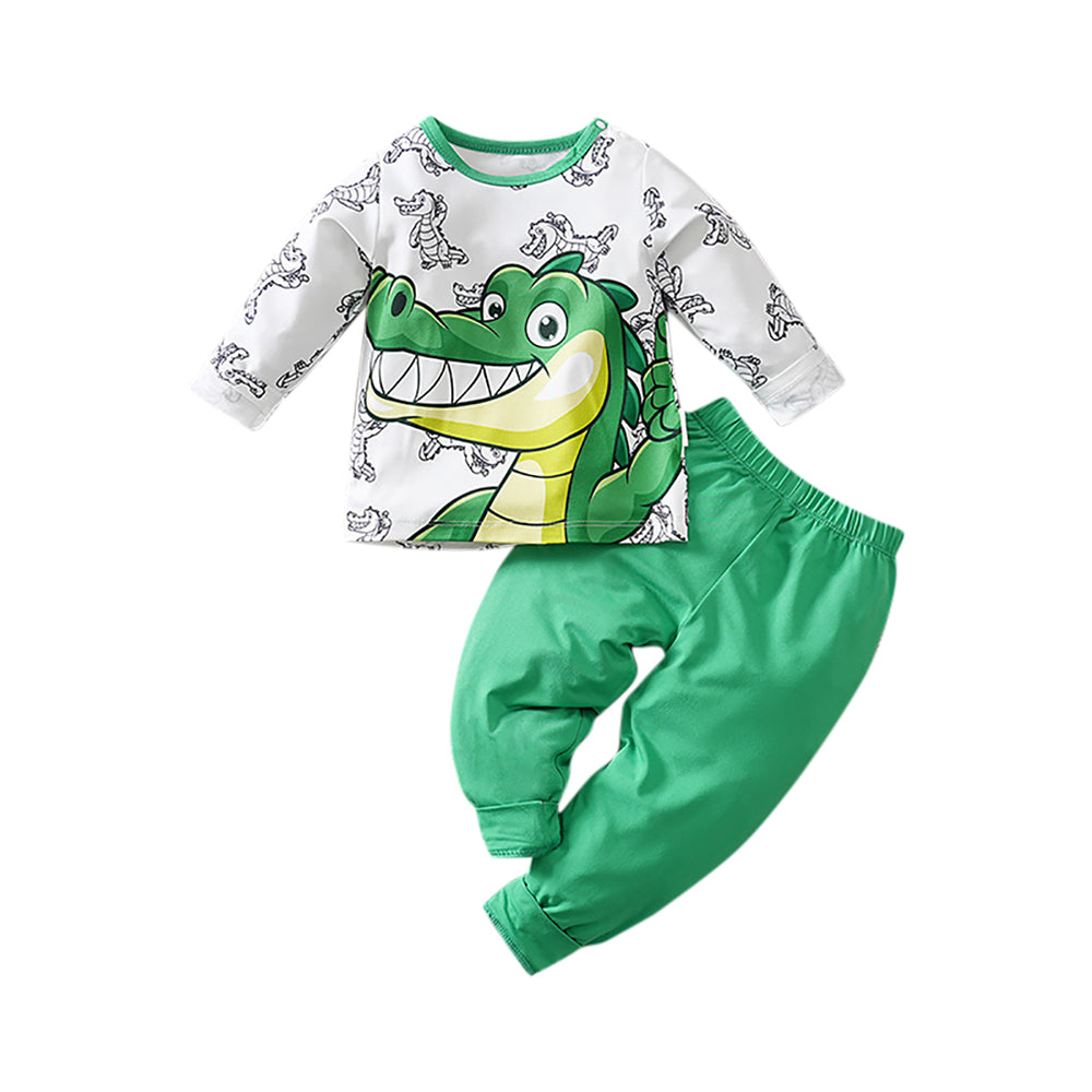 Boys Printed T-shirt with Trouser