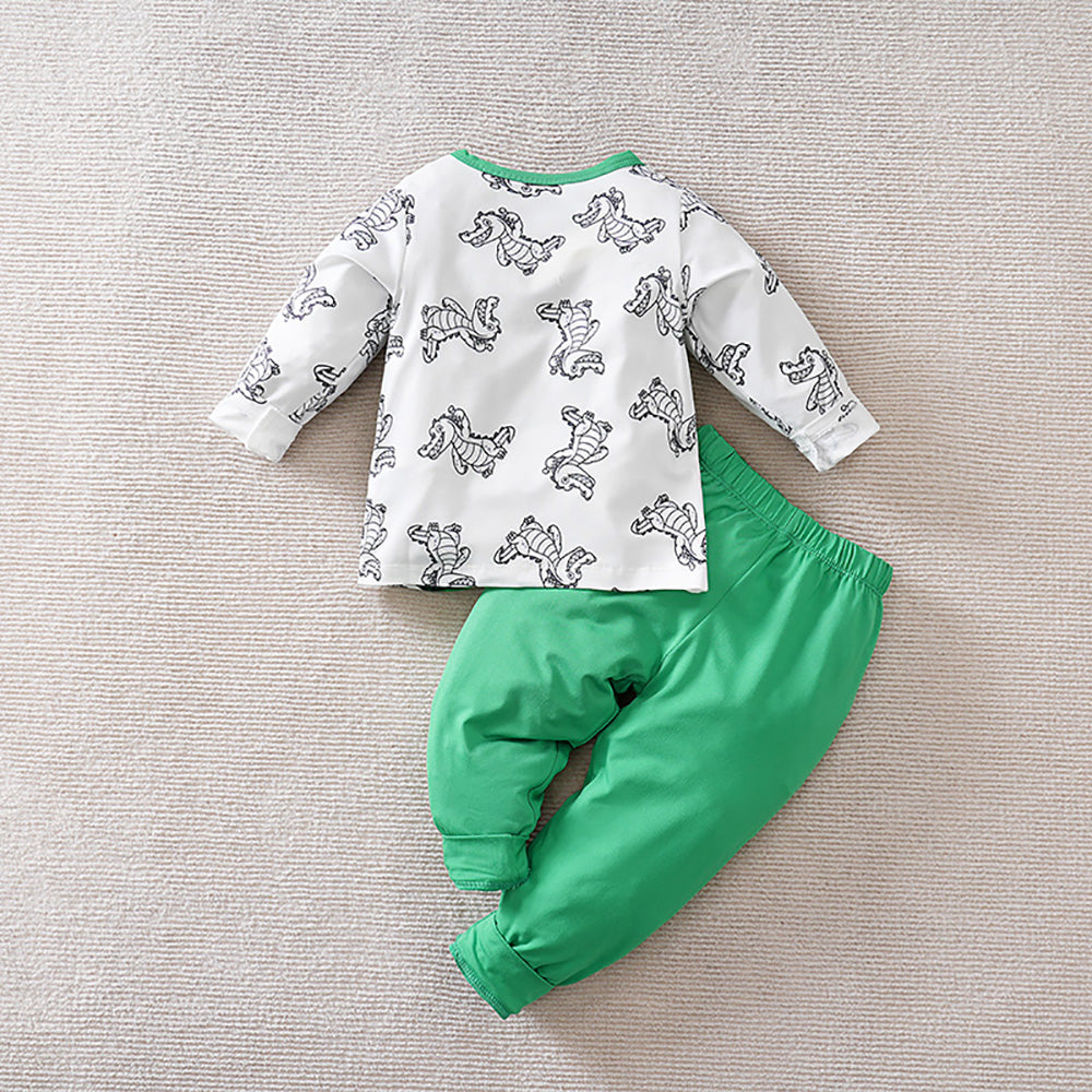 Boys Printed T-shirt with Trouser