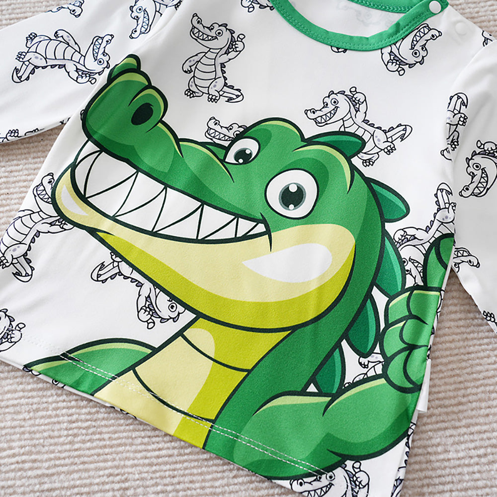 Boys Printed T-shirt with Trouser