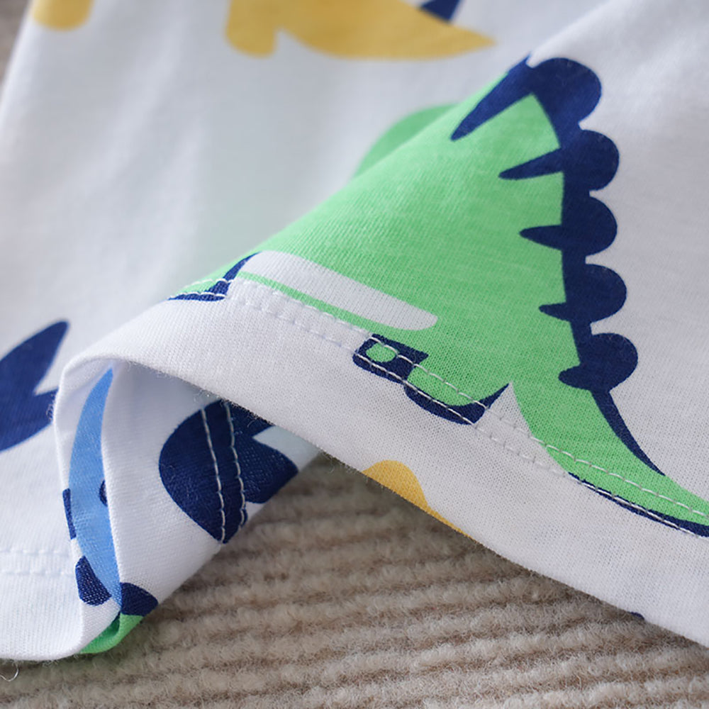 Boys Printed T-shirt with Trousers