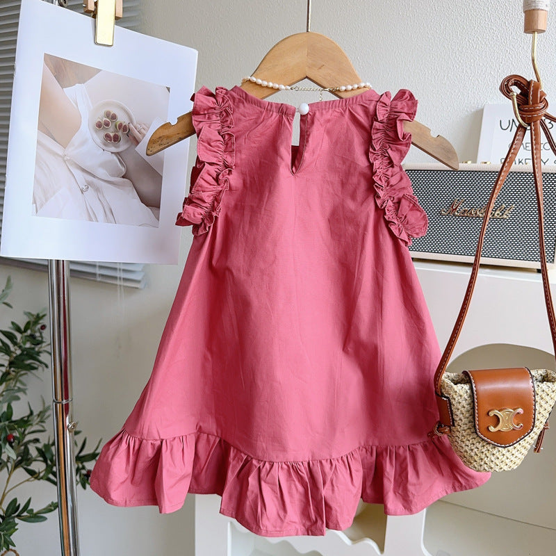 Girls Layered A-Line Dress