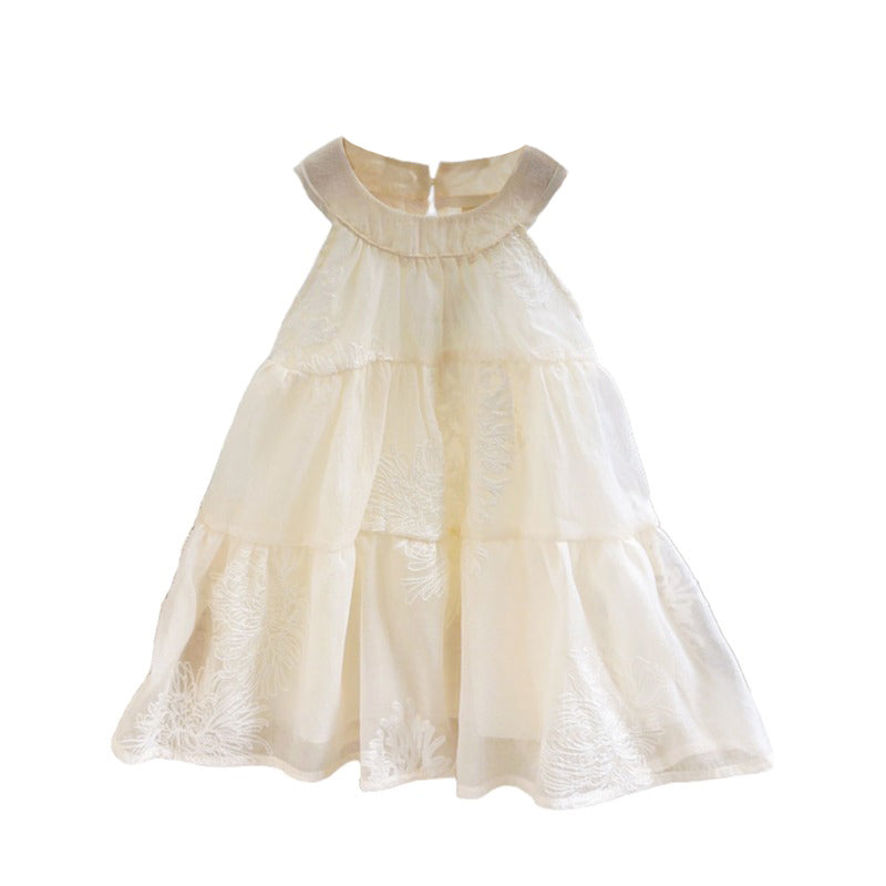 Layered Girls A-Line Dress