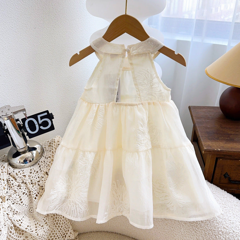 Layered Girls A-Line Dress