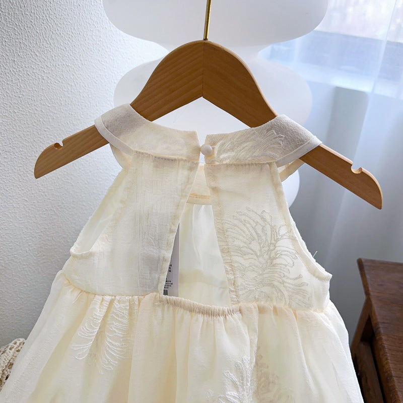 Layered Girls A-Line Dress