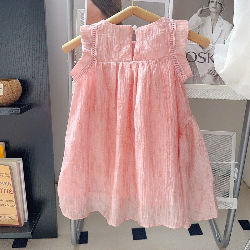 Solid A-Line Dress