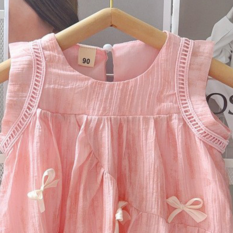 Solid A-Line Dress