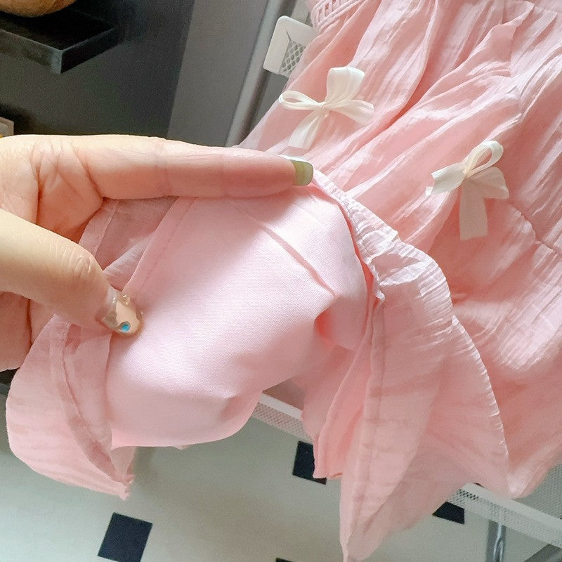 Solid A-Line Dress