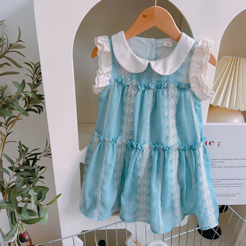 Solid A-Line Dress