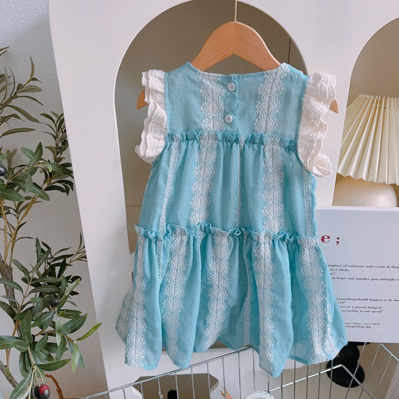 Solid A-Line Dress
