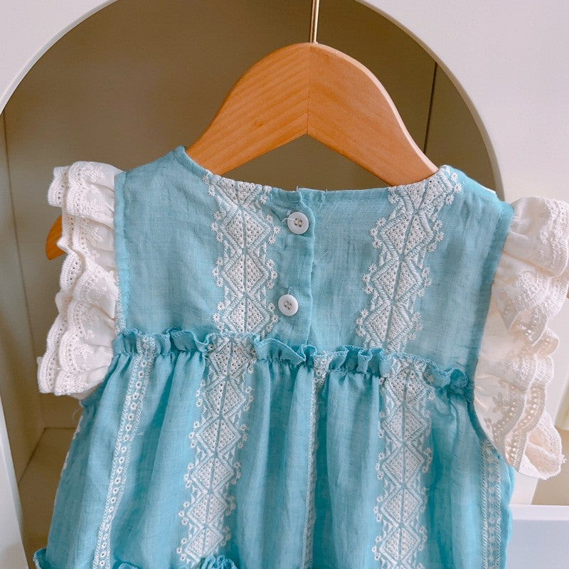 Solid A-Line Dress