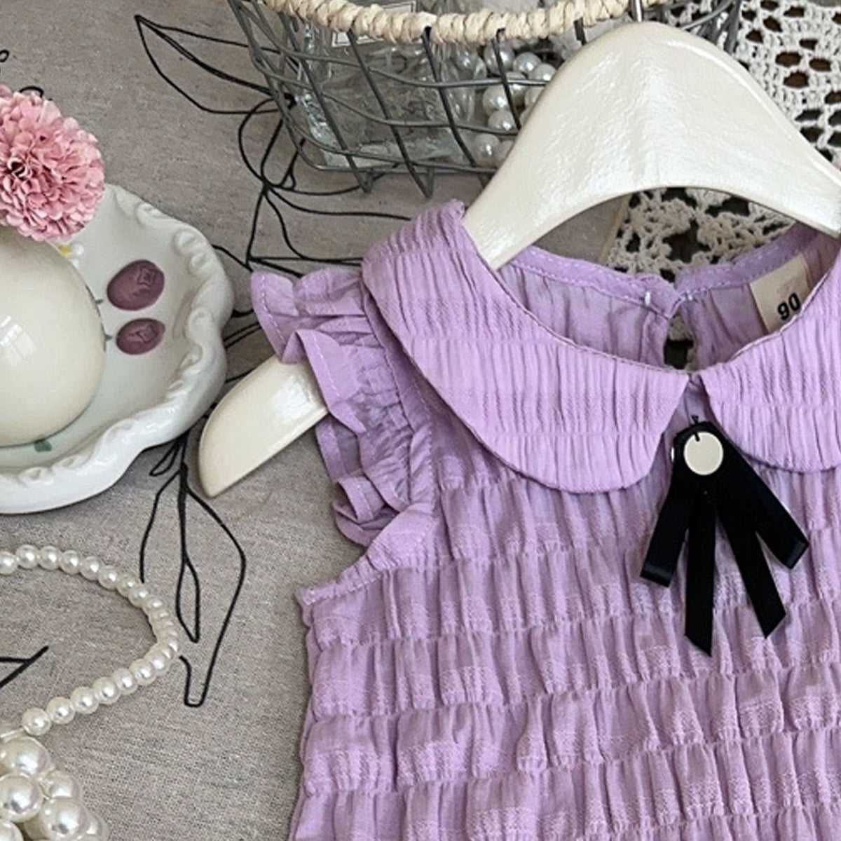 Solid Top and Trousers Set