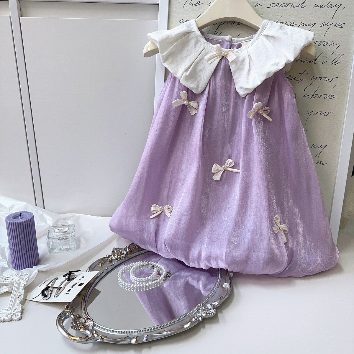 Solid A-Line Dress