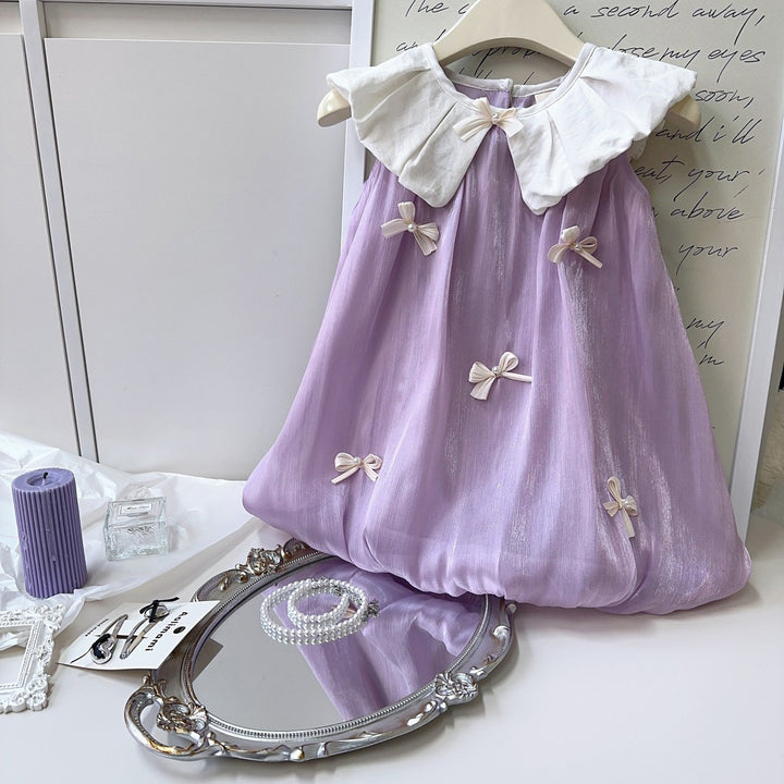 Solid A-Line Dress