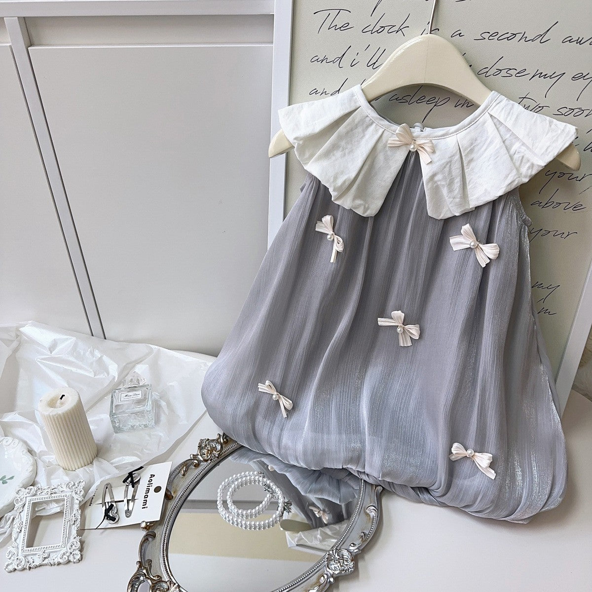 Solid A-Line Dress