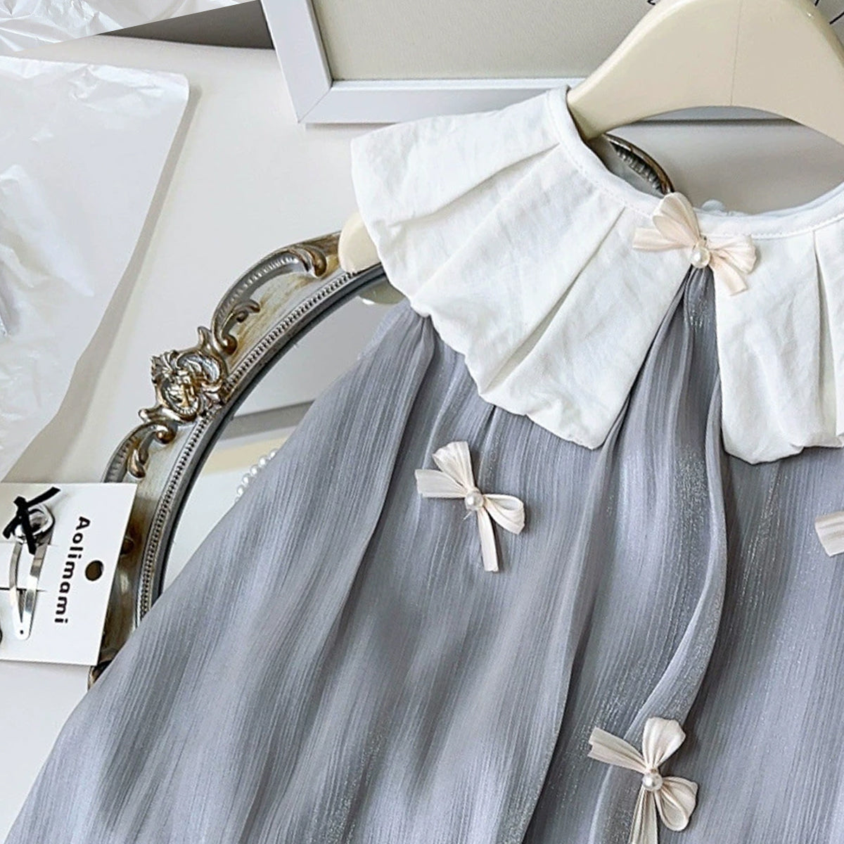 Solid A-Line Dress