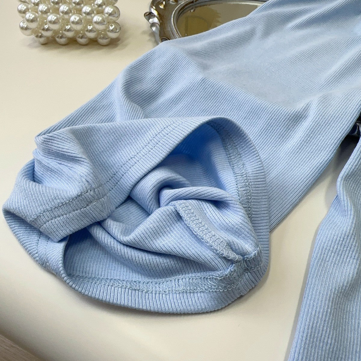 Girls Round Neck Top with Trousers