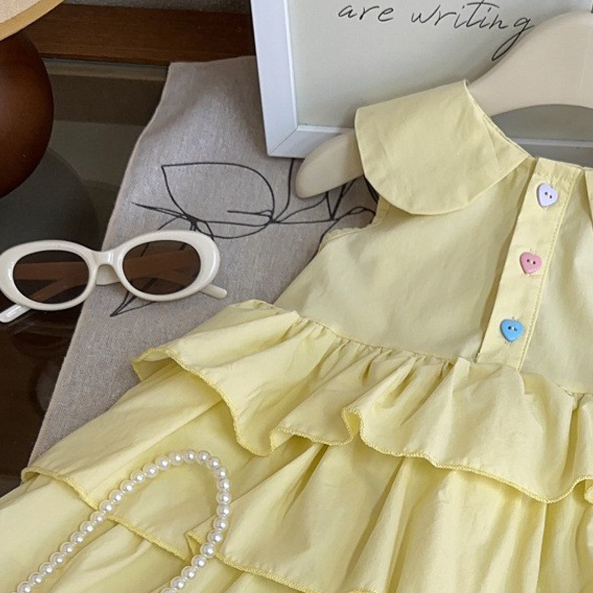 Peter Pan Collar A-Line Midi Dress